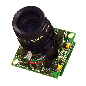 Mini board camera with auto-iris control COR-454A